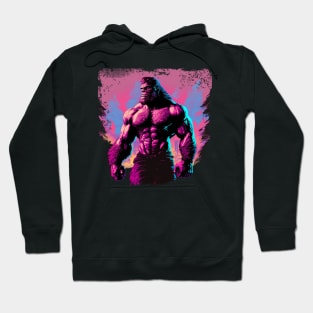 Synthwave Bigfoot Hoodie